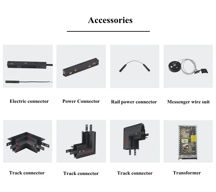 DC48V LED Track Magnetic Track Light 0-10V Dali Dimming